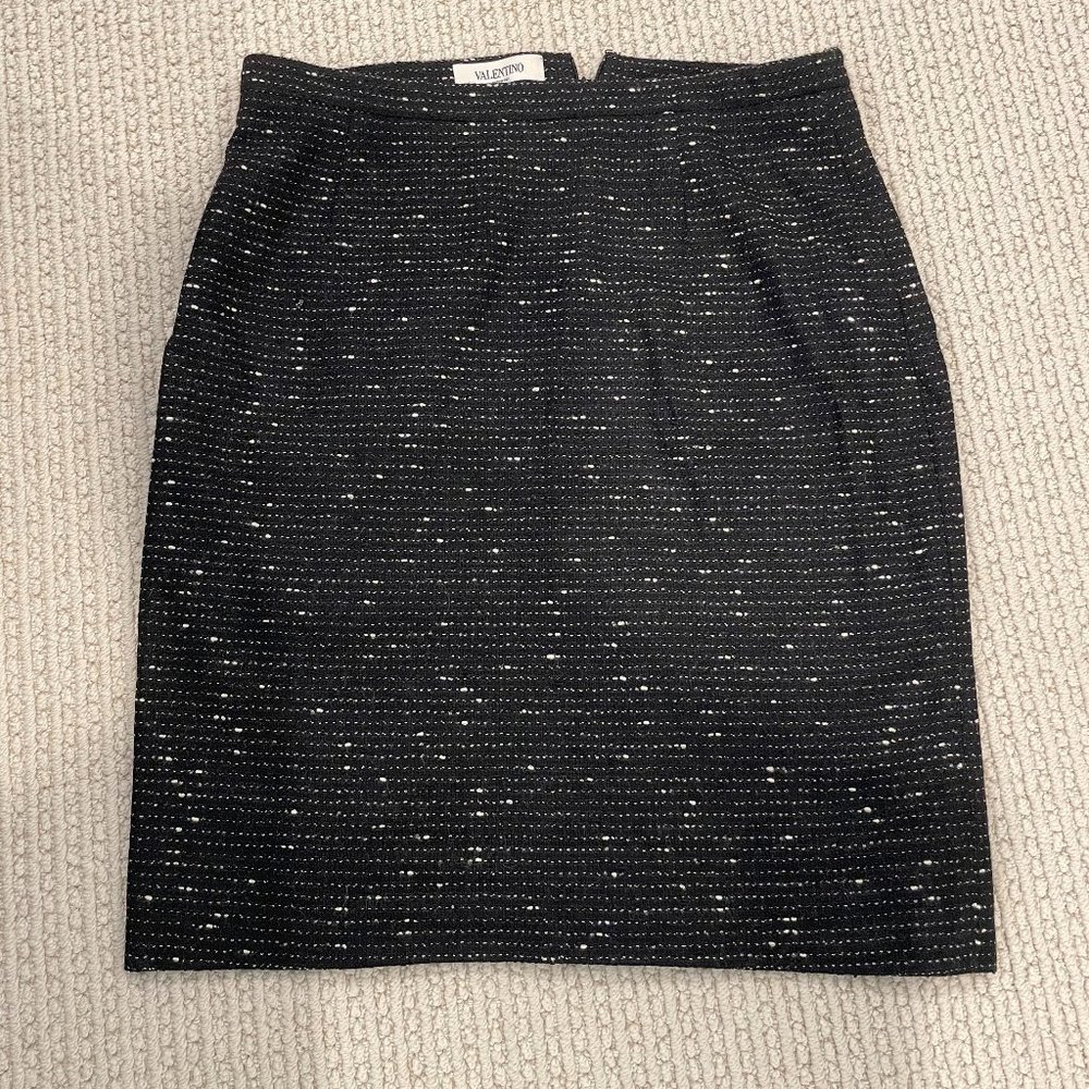 Vintage Valentino Suit Skirt - Tweed